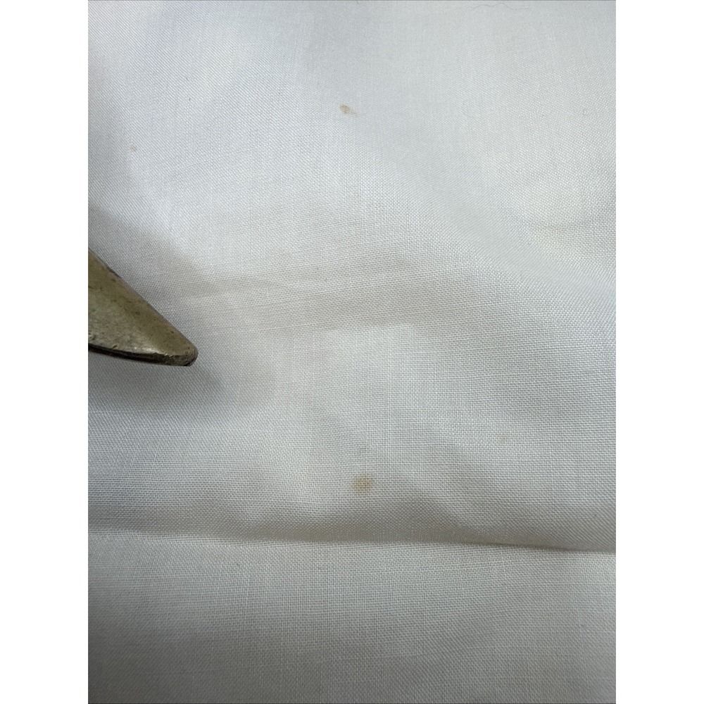 Vintage Set of 8 Embroidered Linen Napkins Table Linens Decor 15"x 15" MCM Beige - Picture 9 of 9